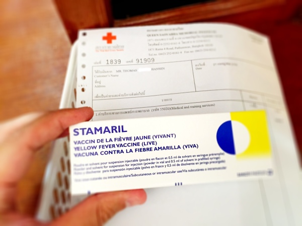 Thai Red Cross Travel Clinic - Bangkok - Yellow Fever Vaccine